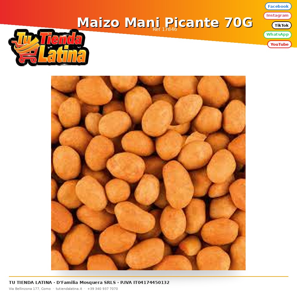 Maizo Mani Picante 70G
