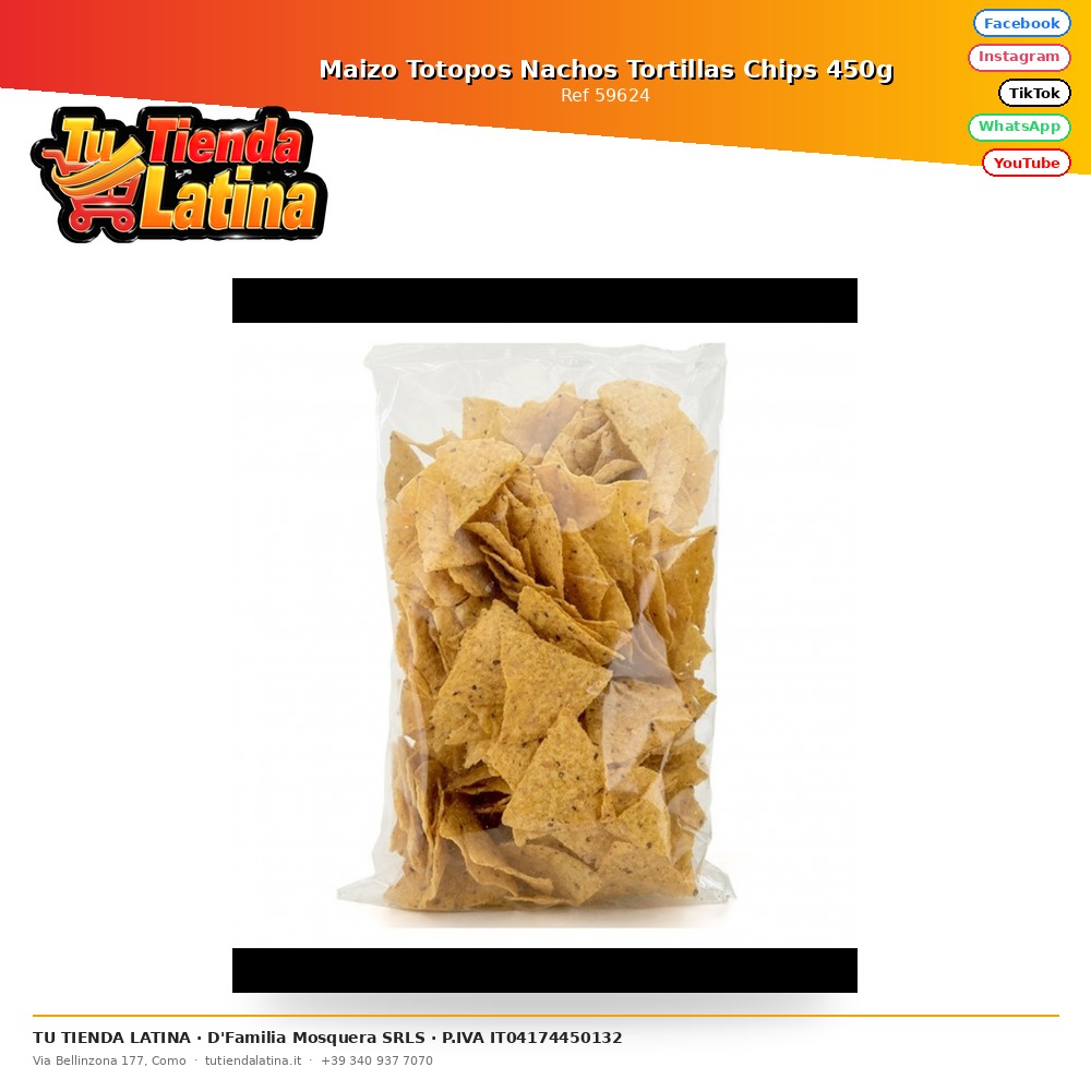 Maizo Totopos Nachos Tortillas Chips 450g