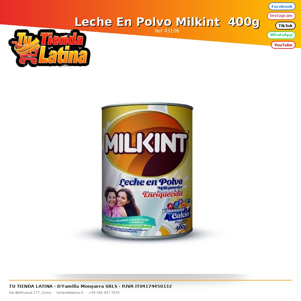 Leche En Polvo Milkint  400g