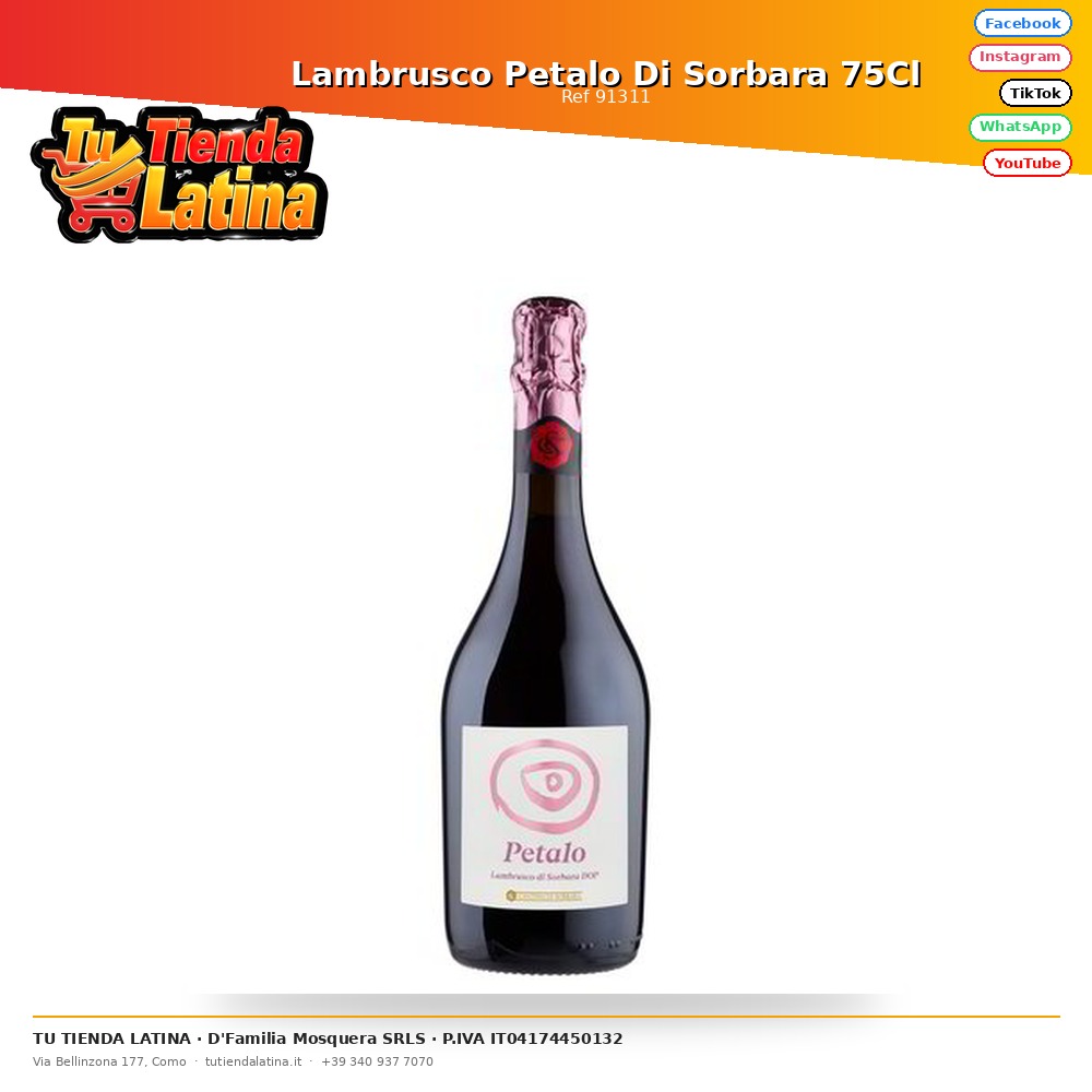 Lambrusco Petalo Di Sorbara 75Cl