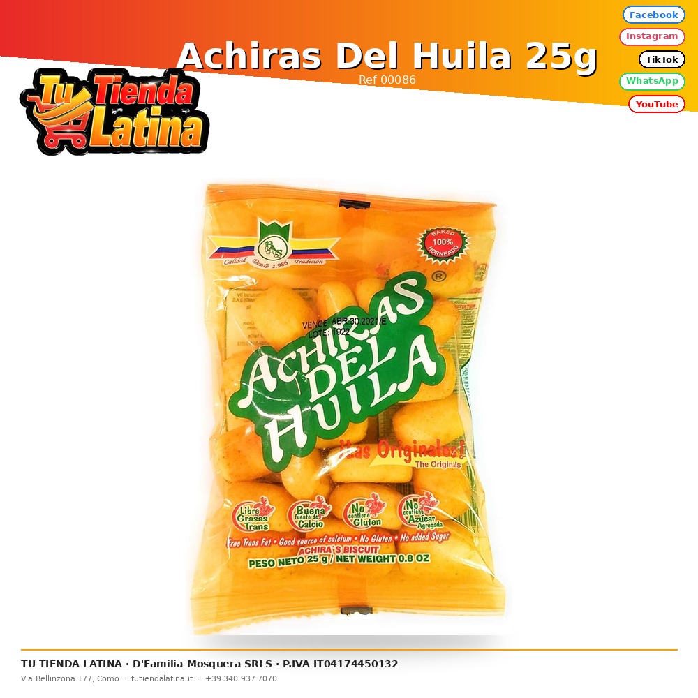 Achiras Del Huila 25g