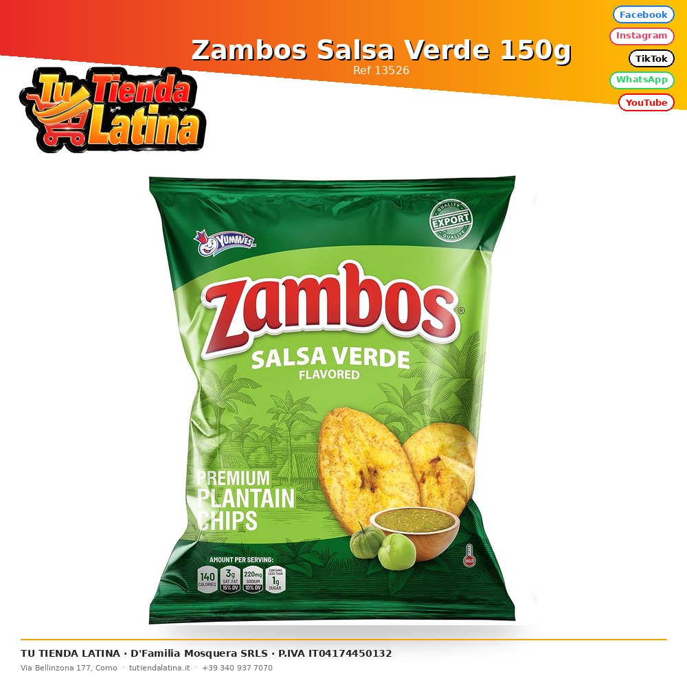 Zambos Salsa Verde 150g