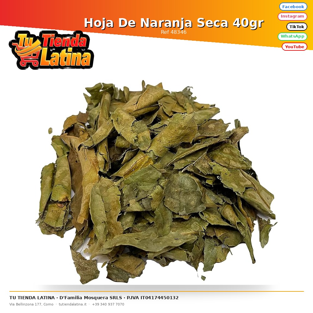 Hoja De Naranja Seca 40gr