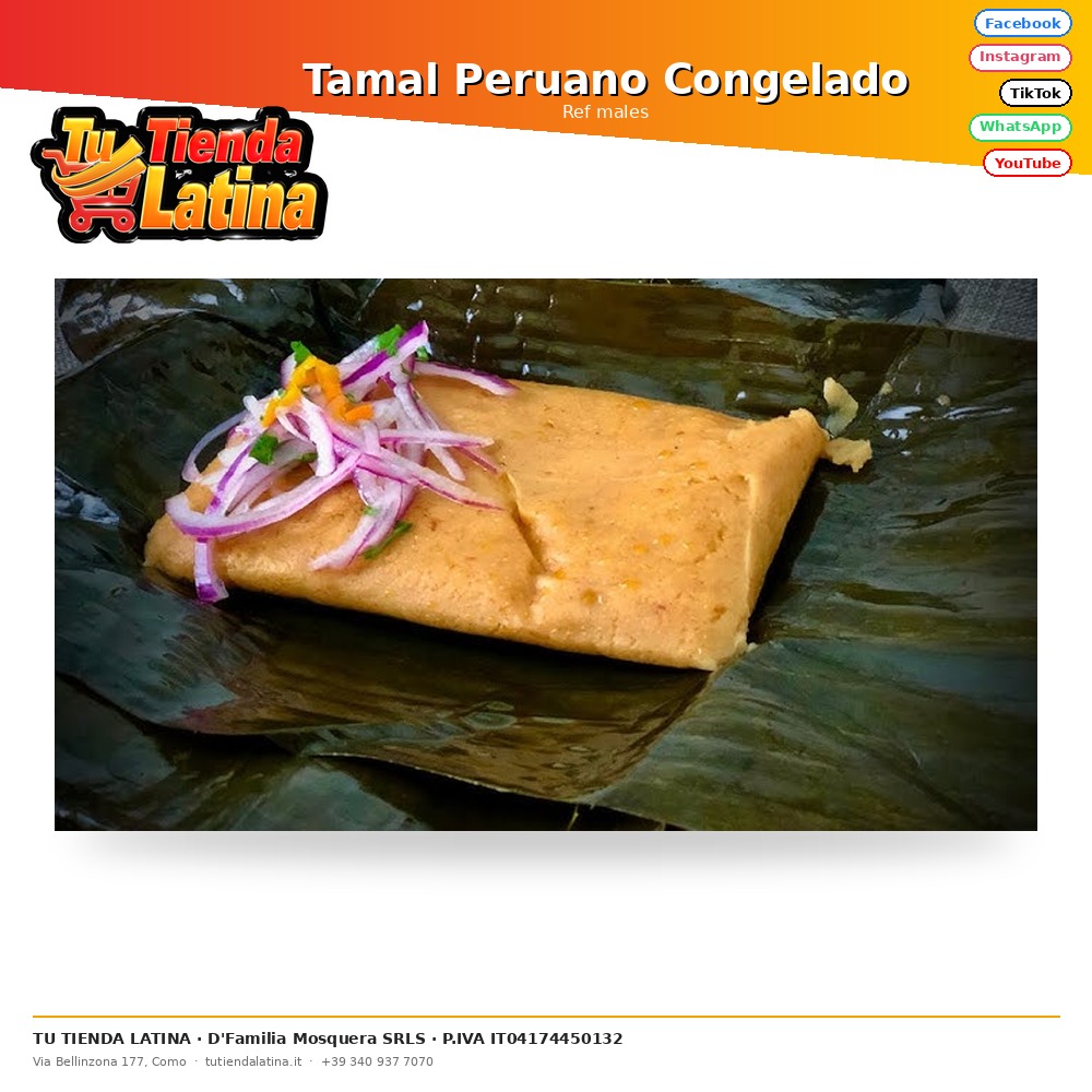 Tamal Peruano Congelado