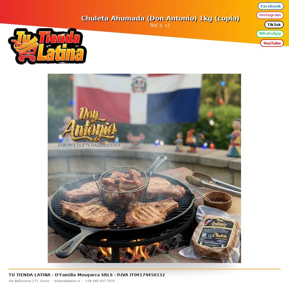 Chuleta Ahumada (Don Antonio) 1kg (copia)
