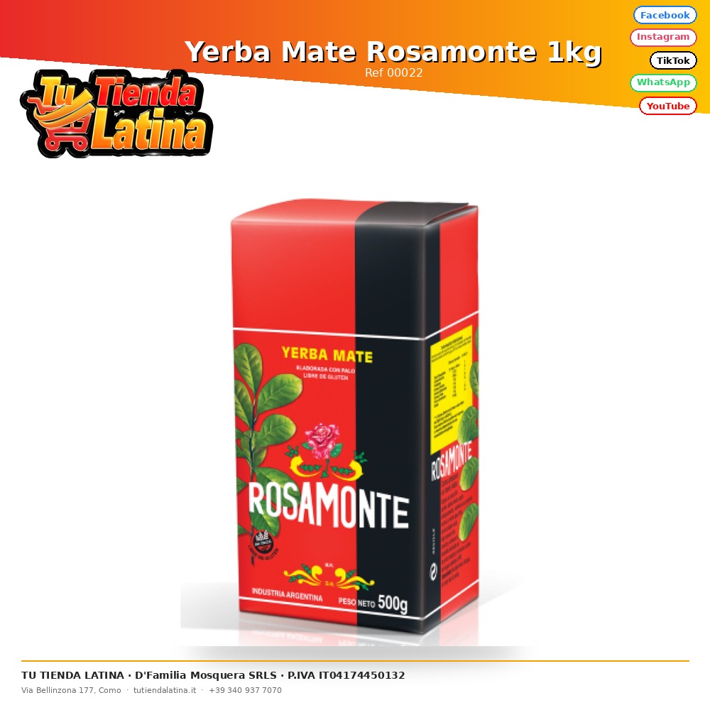 Yerba Mate Rosamonte 1kg