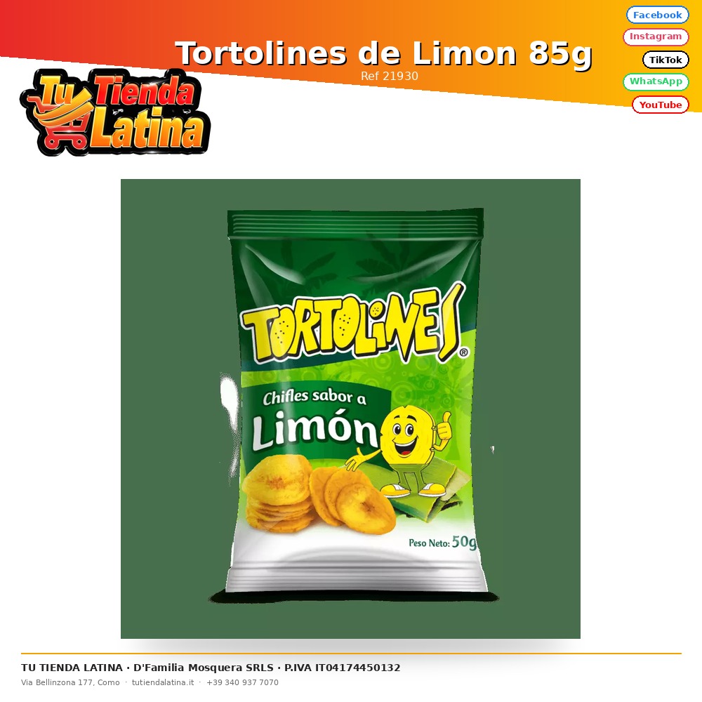 Tortolines de Limon 85g 
