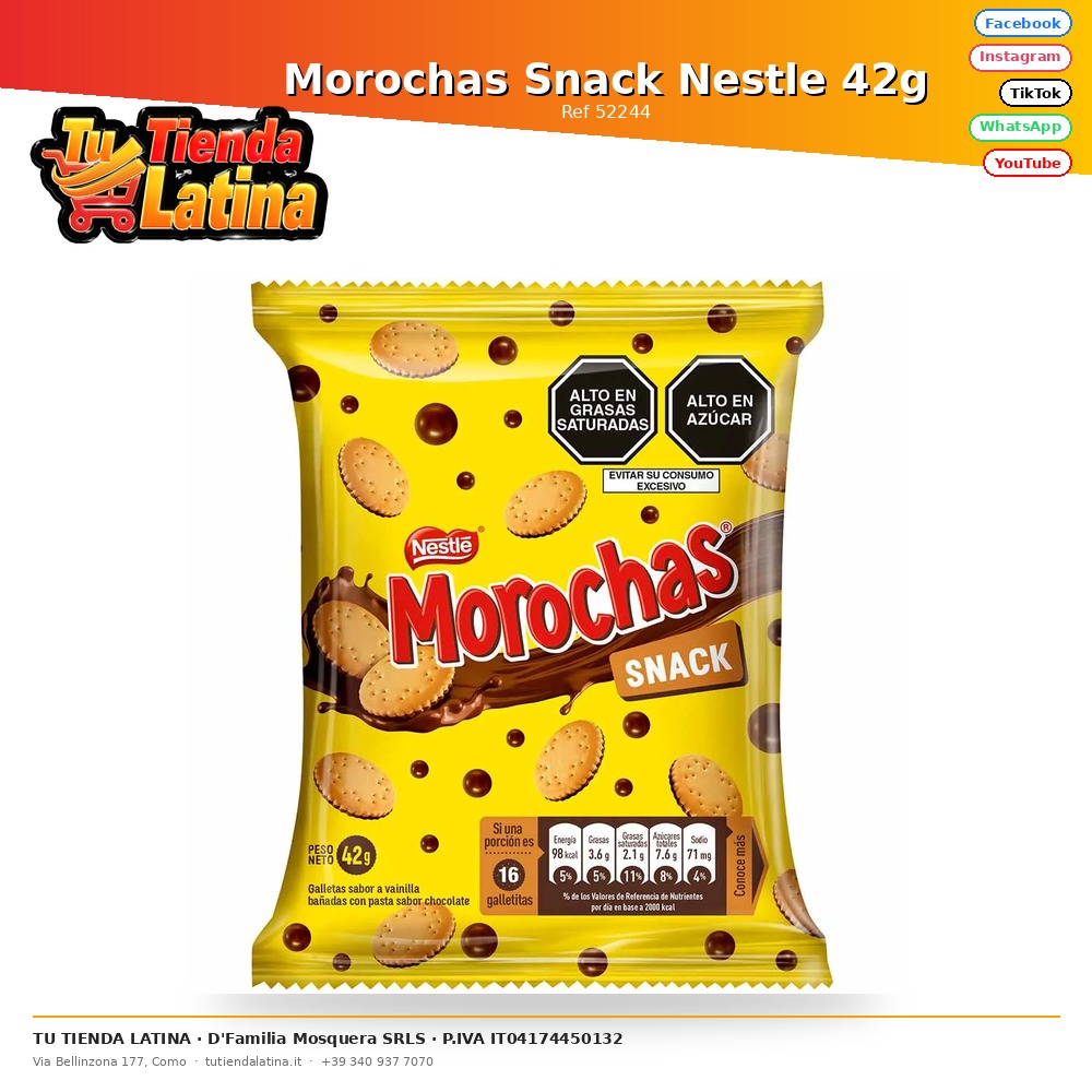 Morochas Snack Nestle 42g