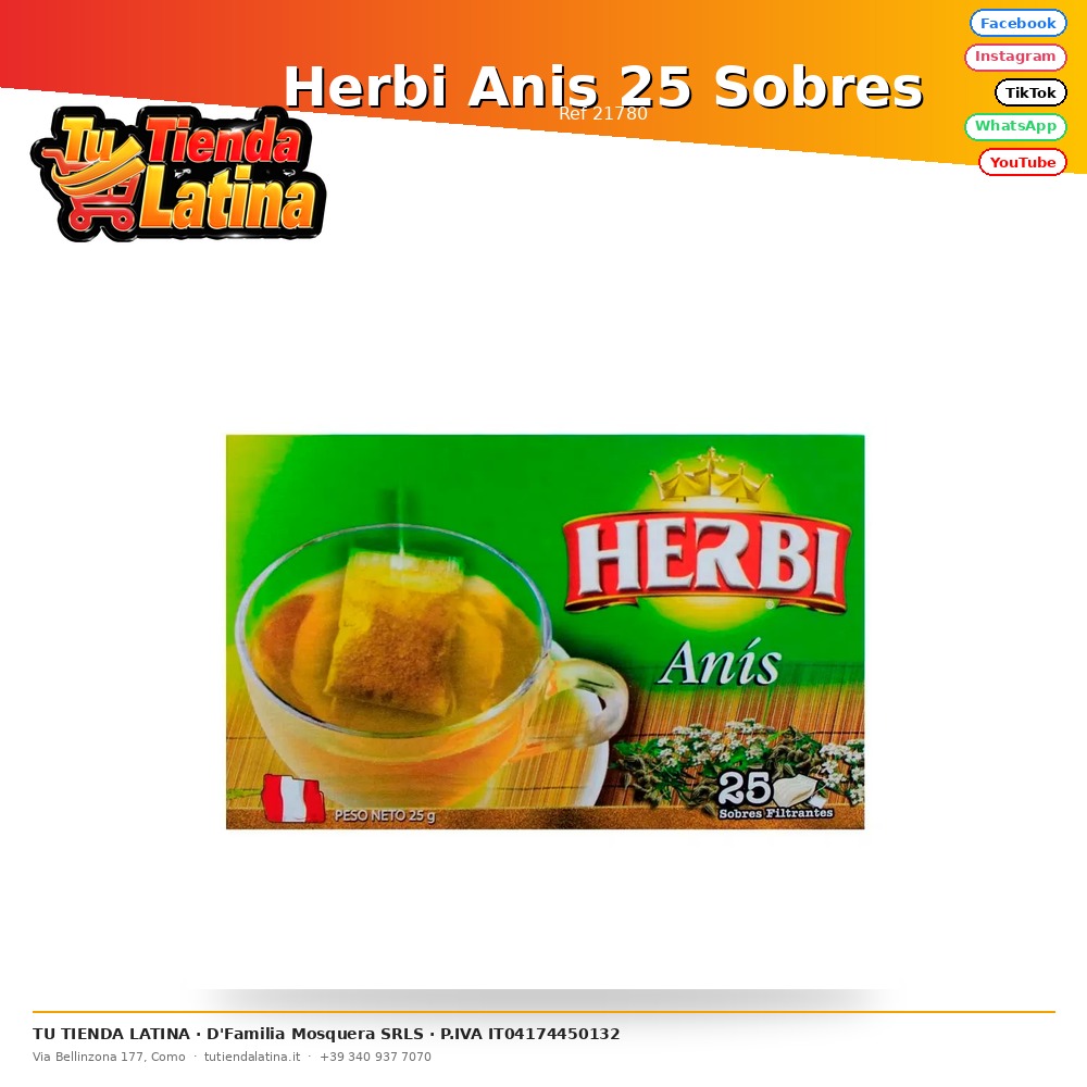 Herbi Anis 25 Sobres