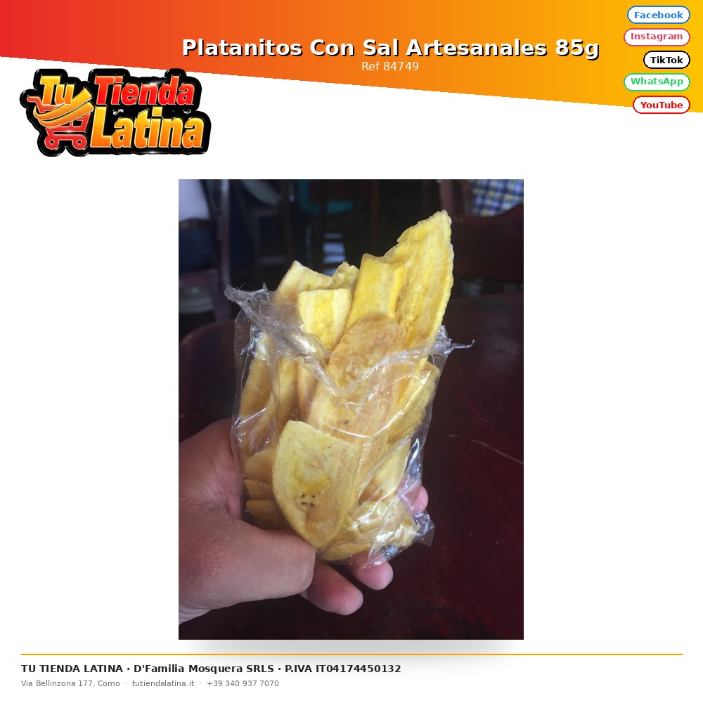  Platanitos Con Sal Artesanales 85g 
