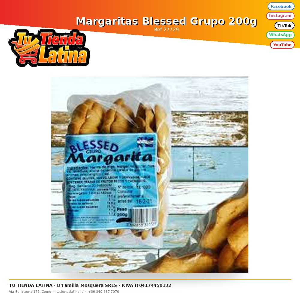 Margaritas Blessed Grupo 200g