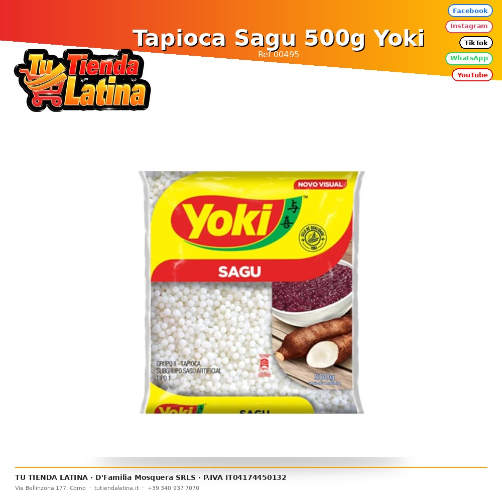 Tapioca Sagu 500g Yoki