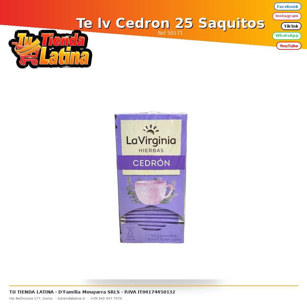 Te lv Cedron 25 Saquitos