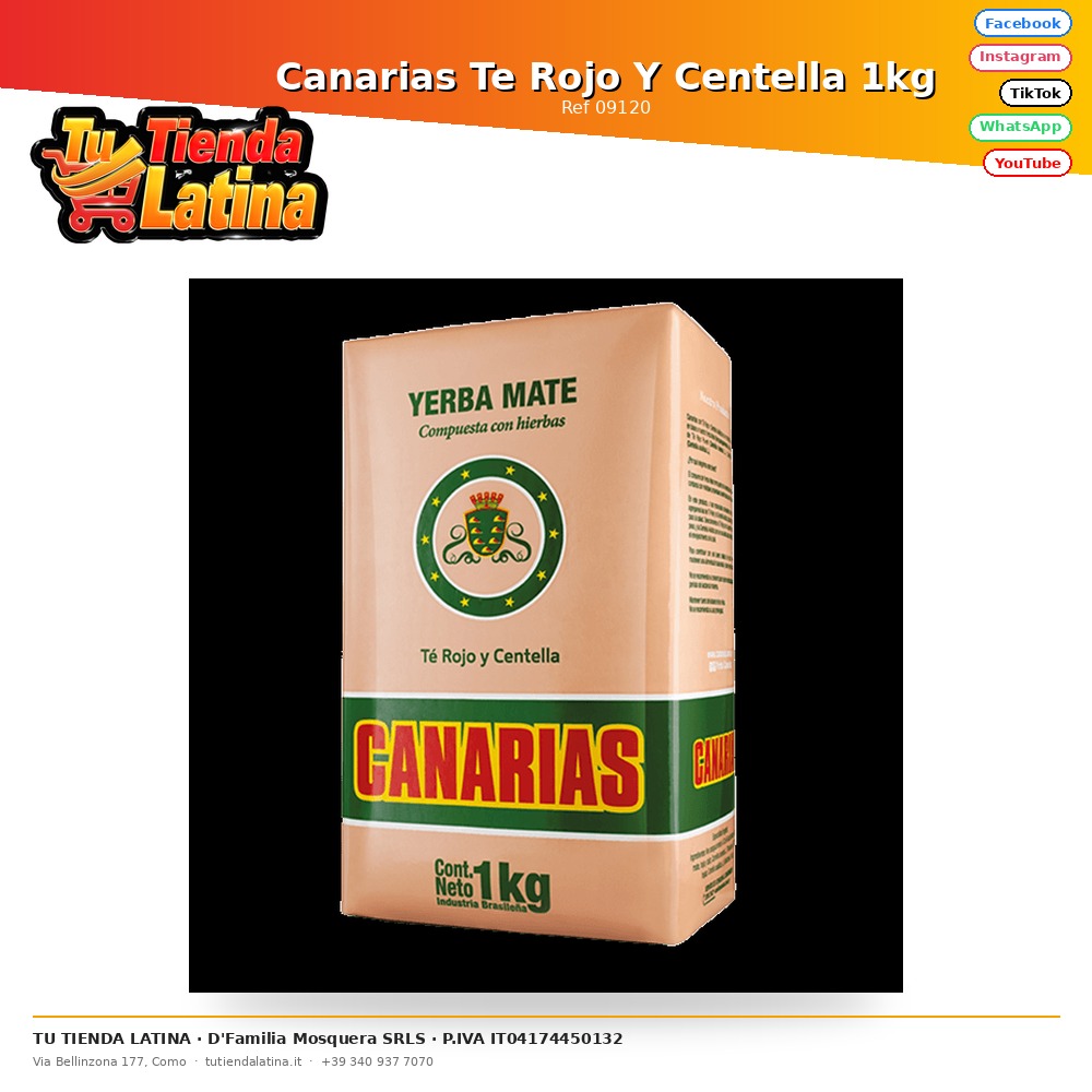 Canarias Te Rojo Y Centella 1kg