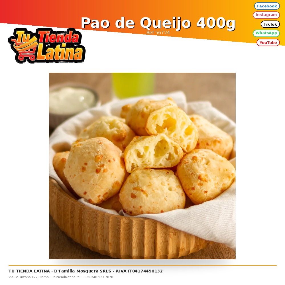 Pao de Queijo 400g