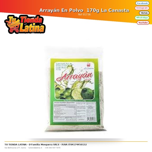 [01736] Arrayán En Polvo  170g La Canasta