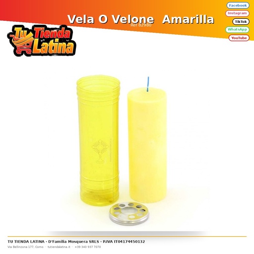 [82980] Vela O Velone  Amarilla